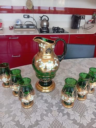 icki: Rəng - Yaşıl, Şüşə, 6, 2,5 bucket volume l — 2