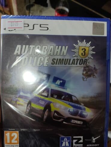 oyun sukanı g29: Playstation 5 üçün autobahn police simulator oyun diski. Tam yeni — 1