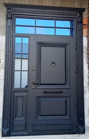 col qapi: Metal darvaza və giriş qapıları – fərqli dizaynlar - Material: qalın — 8