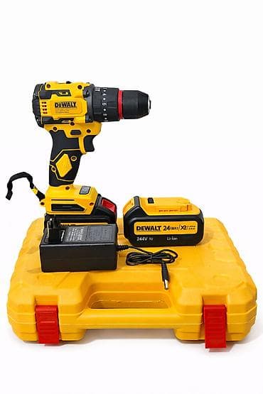 DEWALT 24V XR Li-ion akkumulaytorlu matkap/şurup sürücüsü – alətlər