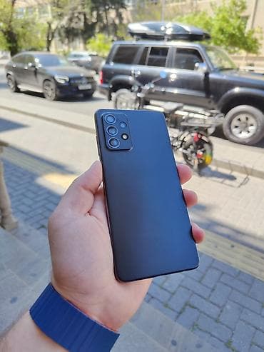 Samsung Galaxy A52, 128 GB, rəng - Qara, Qırıq