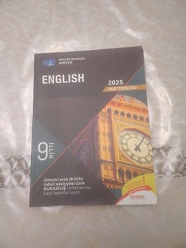 Məhsul: “English – 2025 Test Toplusu” (9 illik təhsil səviyyəsi üçün)