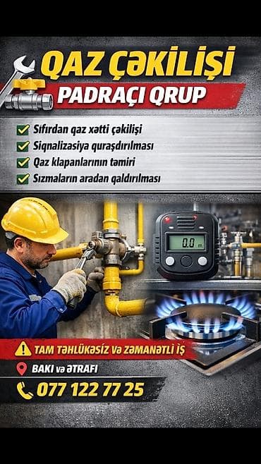 Балконы: Qaz çəkilişi və servis xidməti – “Padracı Qrup” Xidmətlər: - Sıfırdan — 3