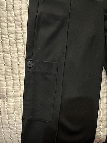 polo şalvar: Şalvar, Massimo Dutti, rəng - Qara — 2