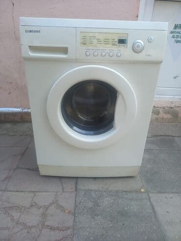 скупка стиральных машин на запчасти: 5 kiloluq samsunq paltaryyan satilir. mohkem masindir tam islekdir — 1