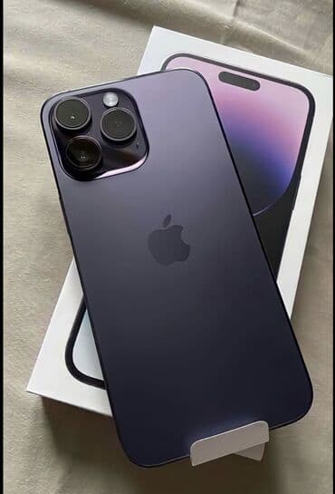 iphone qiymetleri: IPhone 14 Pro Max, 256 GB, Deep Purple, Barmaq izi, Face ID, Sənədlərlə — 2