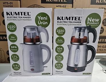 Elektrikli çaydan çaynik dəsti Kumtel Türkiyə istehsalı Güc 1860-2220 — 10