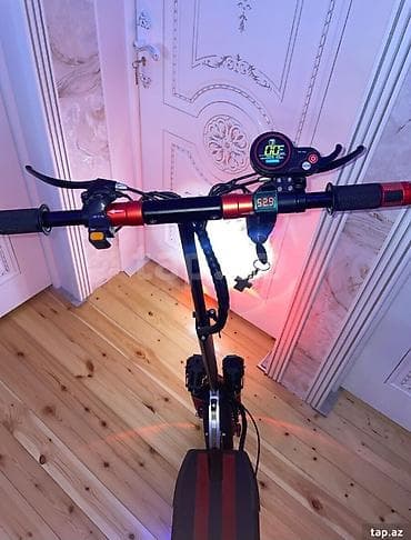 Güclü elektrikli skuter - İki parlaq ön fənər və arxa stop işığı – — 8