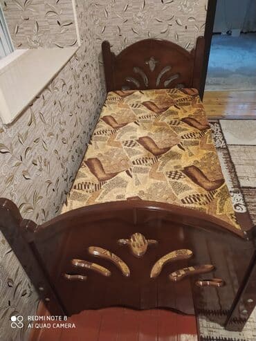 2ci əl yataq dəstləri: İşlənmiş, Təknəfərlik çarpayı, Bazasız, Matras ilə, Siyirməsiz, Azərbaycan — 2