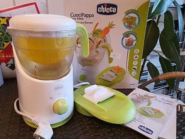 Chicco -buxarda bişirən və blender. (uşaq qidası üçün ideal )İşlənmiş