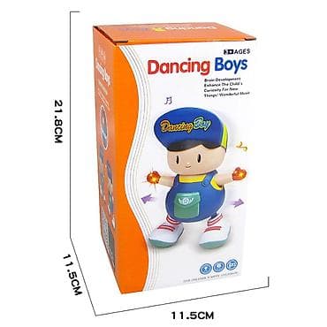 ceburaska oyuncaq: Dancing Boy – musiqili və işıqlı rəqs edən oyuncaq fiqur - Yaş qrupu — 2