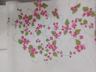 Digər tekstil: Mətbəx və masa üçün parça dəstləri - Naxışlar: - Qırmızı-ağ fon — 5