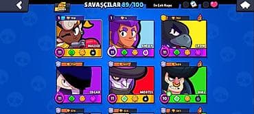 Искусство и коллекционирование: Brawl Stars oyun hesabı - Kupa: 28,066 - XP: 70 səviyyə - Savaşçılar — 3