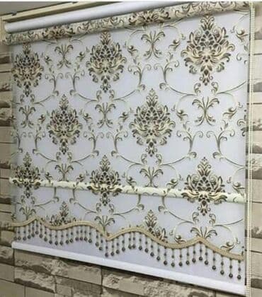 perde islenmis: Zebra və stor pərdələr – dekorativ naxışlı modellər - Növ: zebra — 2