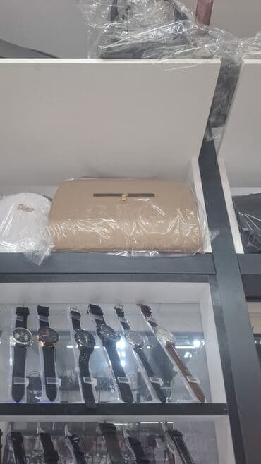 gümüş qolbaqlar kişi üçün: Qadın əl çantaları – bej/qəhvəyi tonlarda klassik modellər - — 4