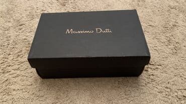 Basanoşka və səndəllər: Massimo Dutti, Ölçü: 37, rəng - Qara, Yeni — 2