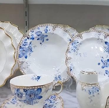 Nahar dəsti, rəng - Ağ, Farfor, 12 nəfərlik — 2