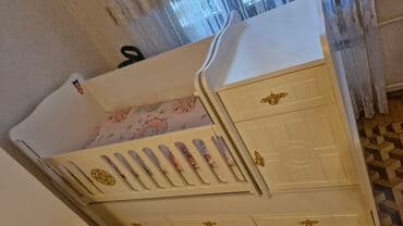 Oğlan və qız üçün, Yeni, Beşik, Matrassız, Yellənmə mexanizm ilə