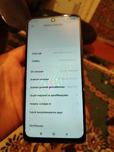 redmi k60e: Redmi Note 11 Pro, 128 GB, rəng - Boz, Sensor, Barmaq izi, İki sim kartlı — 4