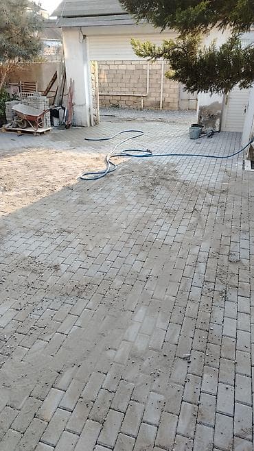 demir seyf qapi: Tamet (bardür və səki daşı) döşəmə xidməti - Həyətyanı sahə, qaraj — 6