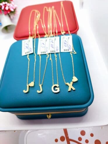 qizil qolbagilar: Boyunbağı, Sarı qızıl, 585 Əyar — 3