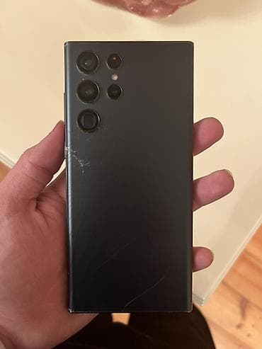 Samsung Galaxy S22 Ultra, 256 GB, rəng - Yaşıl, Qırıq