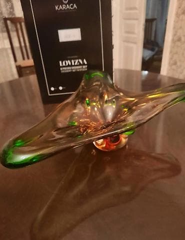 gence qapi: - Material: qalın, əl üfürməsi effektli şüşə - Rəng keçidləri: şəffaf — 1
