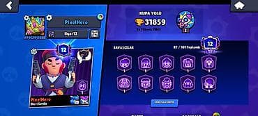 мини: Salam bu hesabda ajan colt var deyerli hesabdı 2 defe brawl pass plus — 1