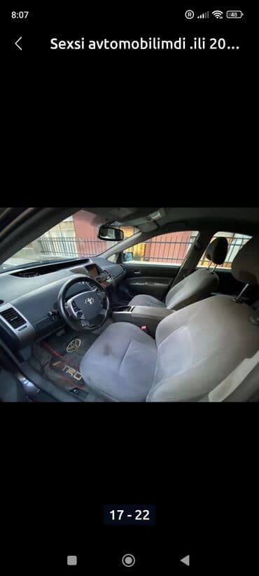 bmw x7 2009: Toyota Prius (2-ci nəsil) hibrid hetçbek - Gümüş-boz rəng (dark — 9