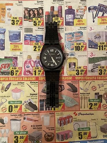 amerika saati: Qol saatı, Curren, rəng - Qara — 4