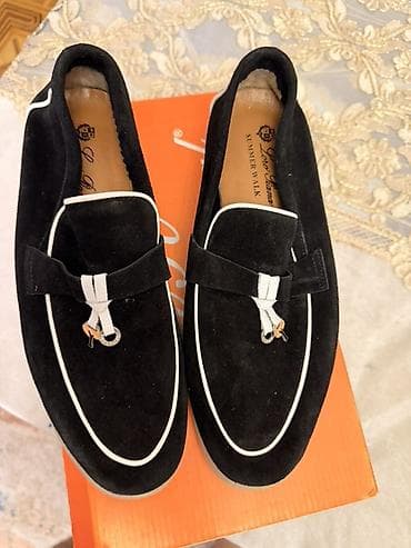 mokasin: Loro Piana Summer Walk mokasinləri - Model: Summer Walk - Rəng: qara — 3