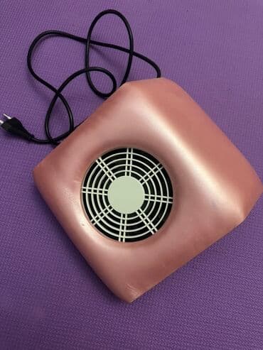 dirnaq masası: Manikür üçün masaüstü toz yığan cihaz - Rəng: çəhrayı gövdə, ağ ön — 1