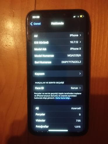 kreditle iphone: IPhone X, 64 GB, Space Gray, Face ID — 3