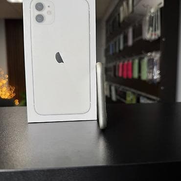 iphone wp: IPhone 11, 128 GB, Ağ, Zəmanət, Kredit, Simsiz şarj — 4