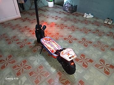 elektirikli mapet: Güclü elektrik skuter - Geniş, parlaq LED displey: sürət (km/s) — 2