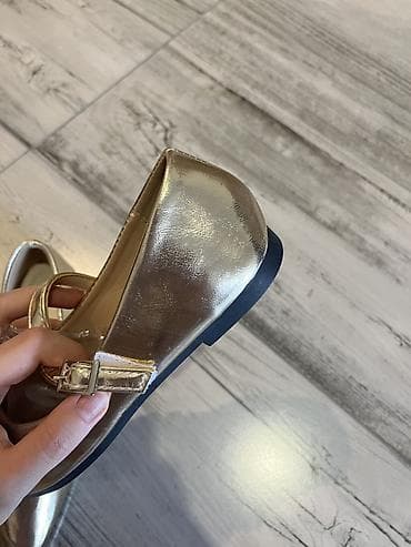 Qadın üçün qızılı balet tipli ayaqqabı 38-39ölçü heç istifadə — 3