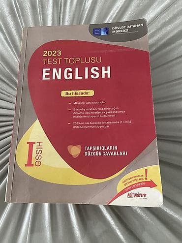 Testlər: İngilis dili Testlər 11-ci sinif, DİM, 1-ci hissə, 2023 il — 1