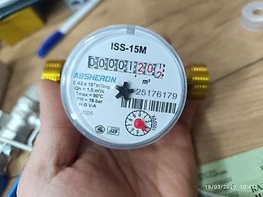 saygaclar: ABŞERON ISS-15M mexaniki su sayğacı - Tip: ISS-15M (DN15, 1/2") - — 3