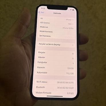 redmi buds 3 pro: IPhone 12 Pro, 128 GB, Mavi, Face ID — 3