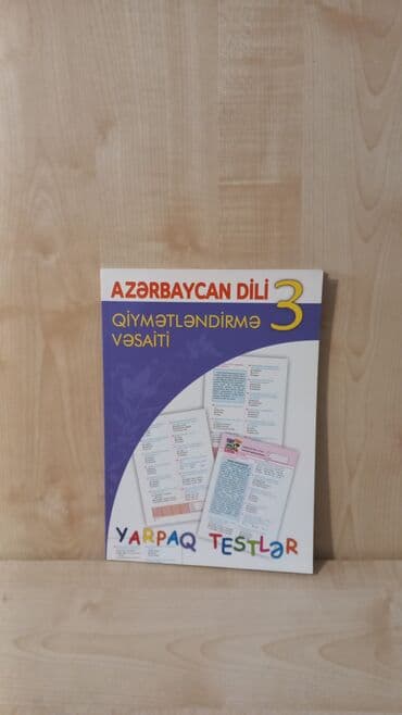 YARPAQ TESTİ 3-CÜ SİNİF . SALAM ŞƏKİLDƏ GÖRDÜYÜNÜZ KİTABI ƏLDƏ