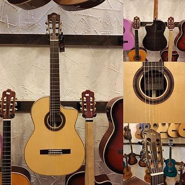 gitara tuner: Elektro klassik gitara Cordoba GK Studio Negra Simlərin sayı: 6 Üst — 1