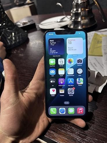 iphona: IPhone X, 64 GB, Gümüşü, Qırıq — 3