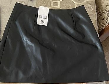 мини: Qadın ətəyi – ikiüzlü (reversiv) mini model - Dizayn: Klassik düz — 2