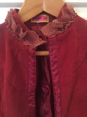 sumqayitda jaket: Qadın köynəkləri dəsti - Parlaq narıncı, atlas effektli, qısaqoll — 4