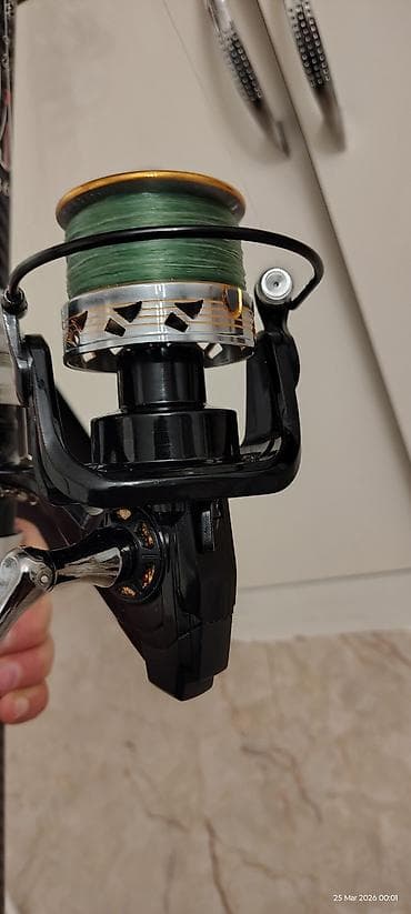 balıq tutan: Teleskopik balıqçı dəsti – karbon qamış + spininq çıkrığı - Qamış — 6