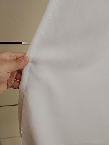 islenmis jaluz: İşlənmiş, Pərdə, rəng - Ağ, Ödənişli çatdırılma — 1