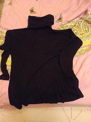 большой размер: Кофта, Bershka, XL, цвет - Черный — 2