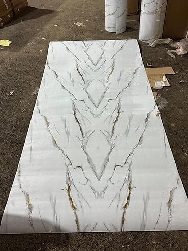 Mərmər effekti verən PVC divar panelləri. Arxasi izolesiyalidi su nem