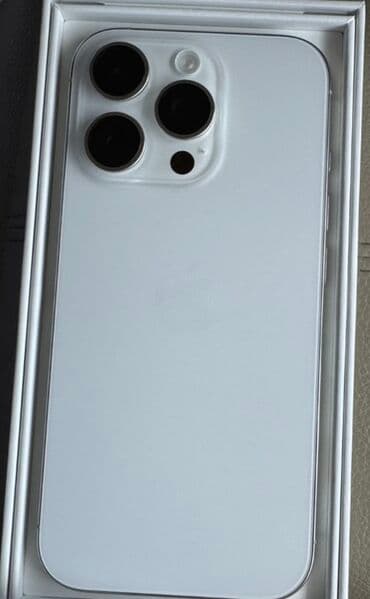 ipad pro m1 qiymeti: IPhone 16 Pro, 128 GB, White Titanium, Zəmanət, Face ID, Sənədlərlə — 1