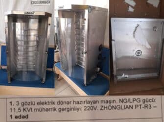 restoran avdanliği: Elektrik, 3 gözlü, Toster ilə — 2